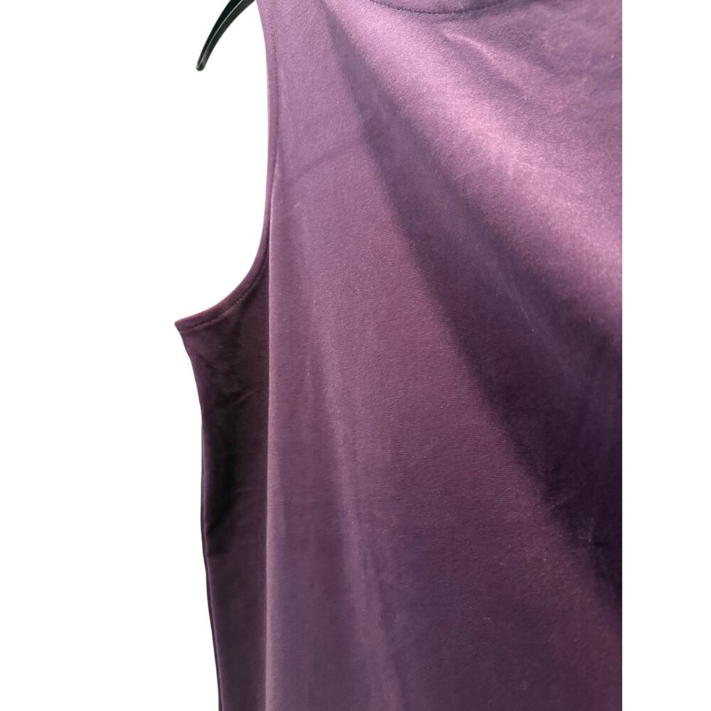 J Jill Wearever Collection Layering Tank Velvet Sz M Medium Tunic Length Stretch - Picture 4 of 5